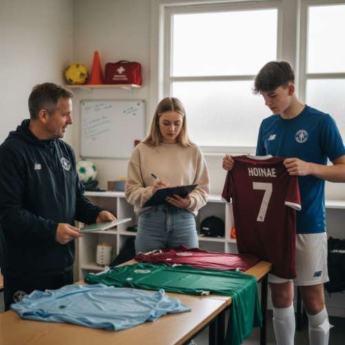 Working with a Club on Teamwear