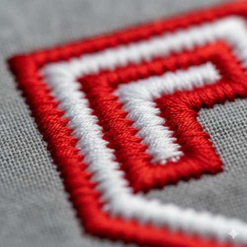 Embroidery close-up